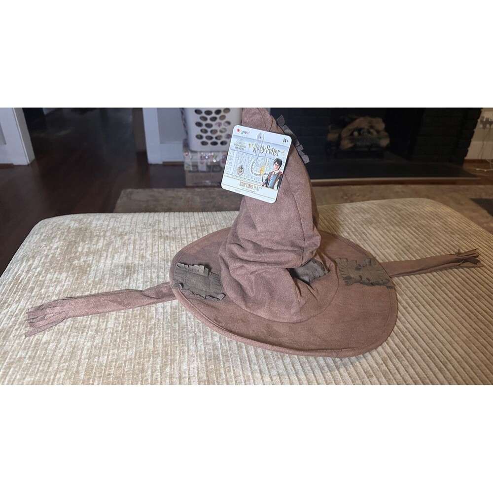 New Disguise Licensed Harry Potter Hogwarts Sorting Hat Brown Cosplay Costume